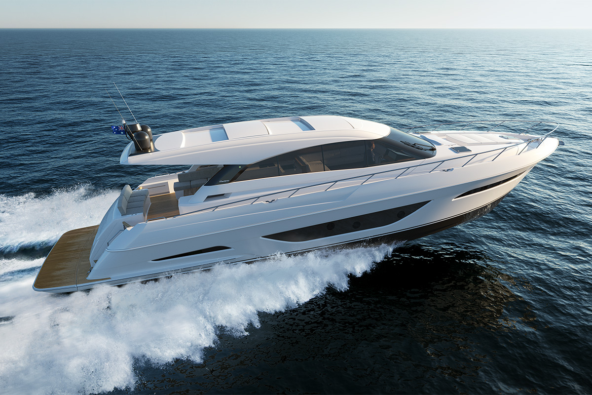 The Maritimo X60, will be launched at Sanctuary Cove International Boat Show