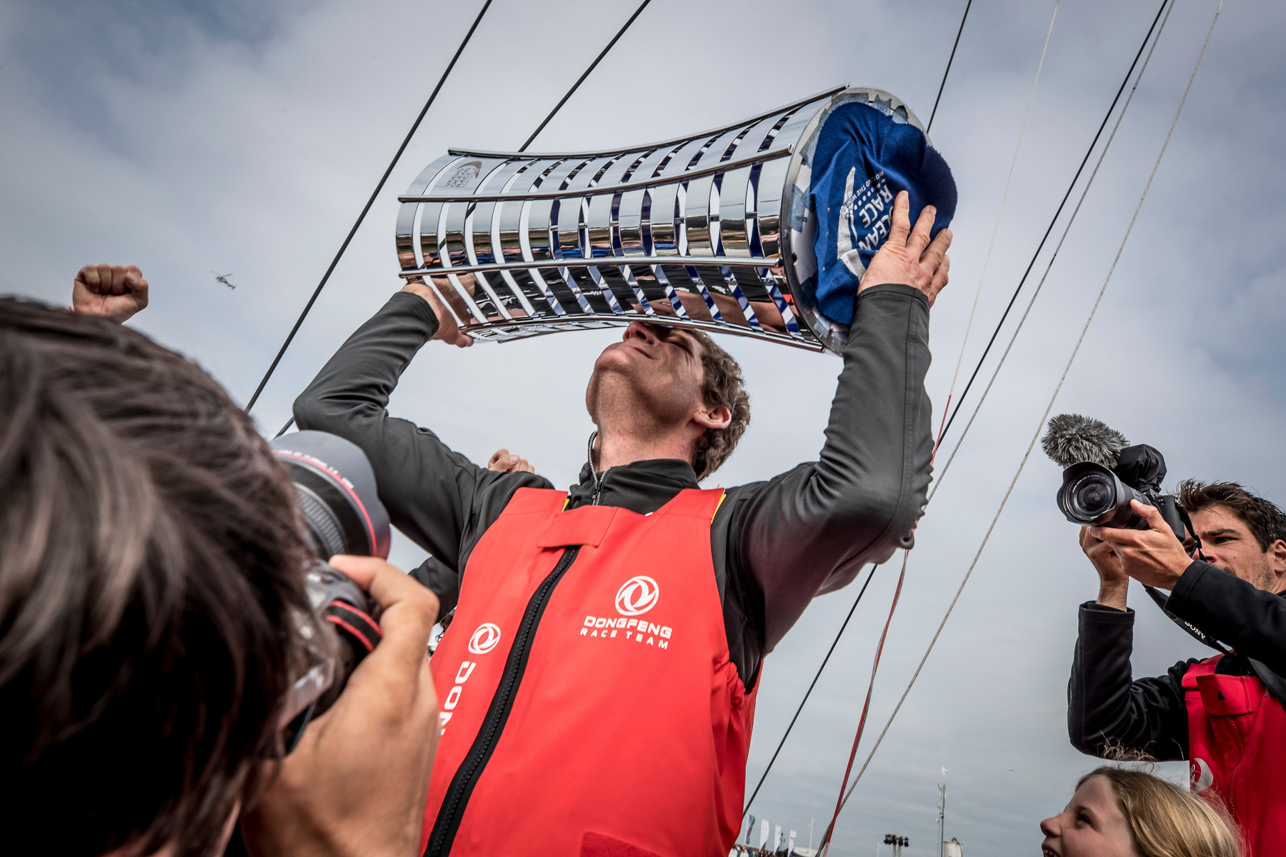 Dongfeng Race Team win the Volvo Ocean Race 2017-2018