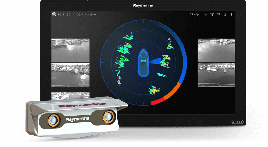 Raymarine DockSense™ assisted docking technology