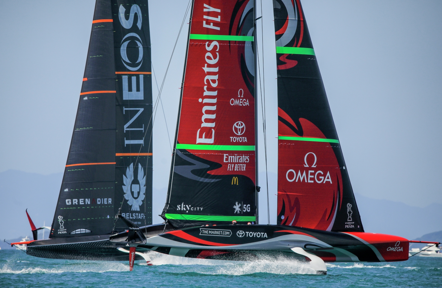 EMIRATES TEAM NEW ZEALAND WIN THE PRADA ACWS AUCKLAND